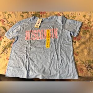 State of Mind Light Blue Wisconsin Tee